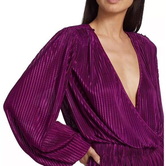 Ramy Brook Joanna Pleated Minidress size S NWT Small $545 - Picture 6 of 10